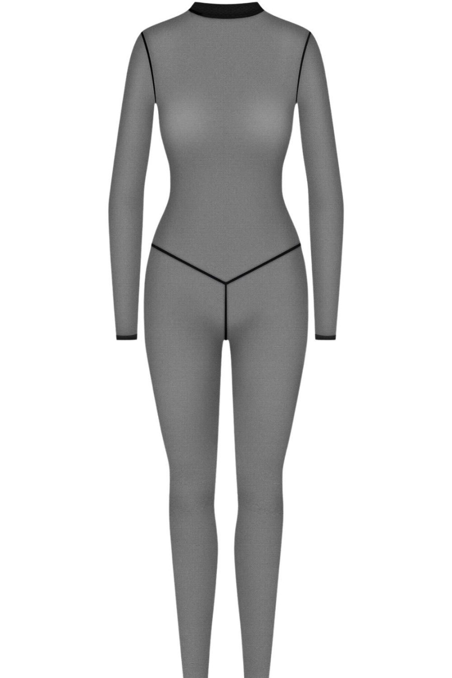 Lingerie Maison Close Catsuits | Corps A Corps Open Back Catsuit Black