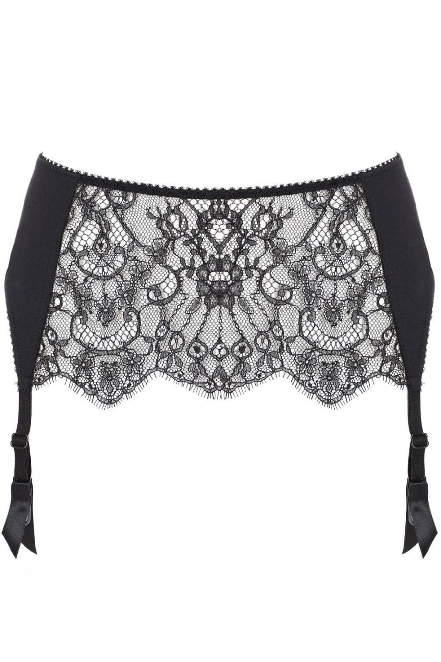 Lingerie Jolidon Suspender Belts | French Connection Suspender Belt Black