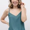 Nightwear Cyberjammies | Hannah Modal Camisole Green