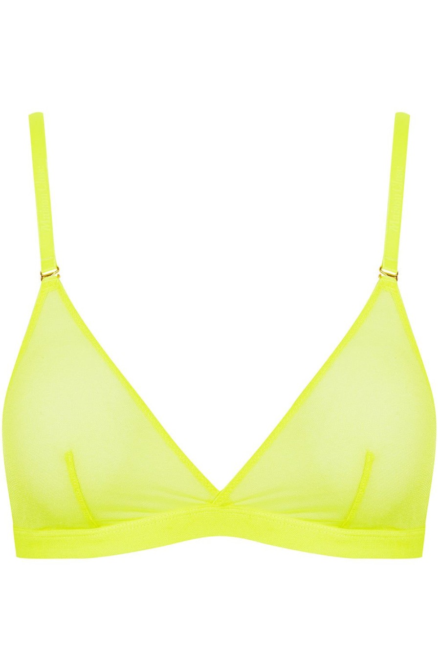 Bras Maison Close | Corps A Corps Triangle Bra Neon Yellow