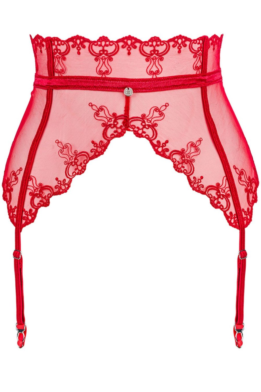 Lingerie Obsessive Suspender Belts | Lonesia Suspender Red