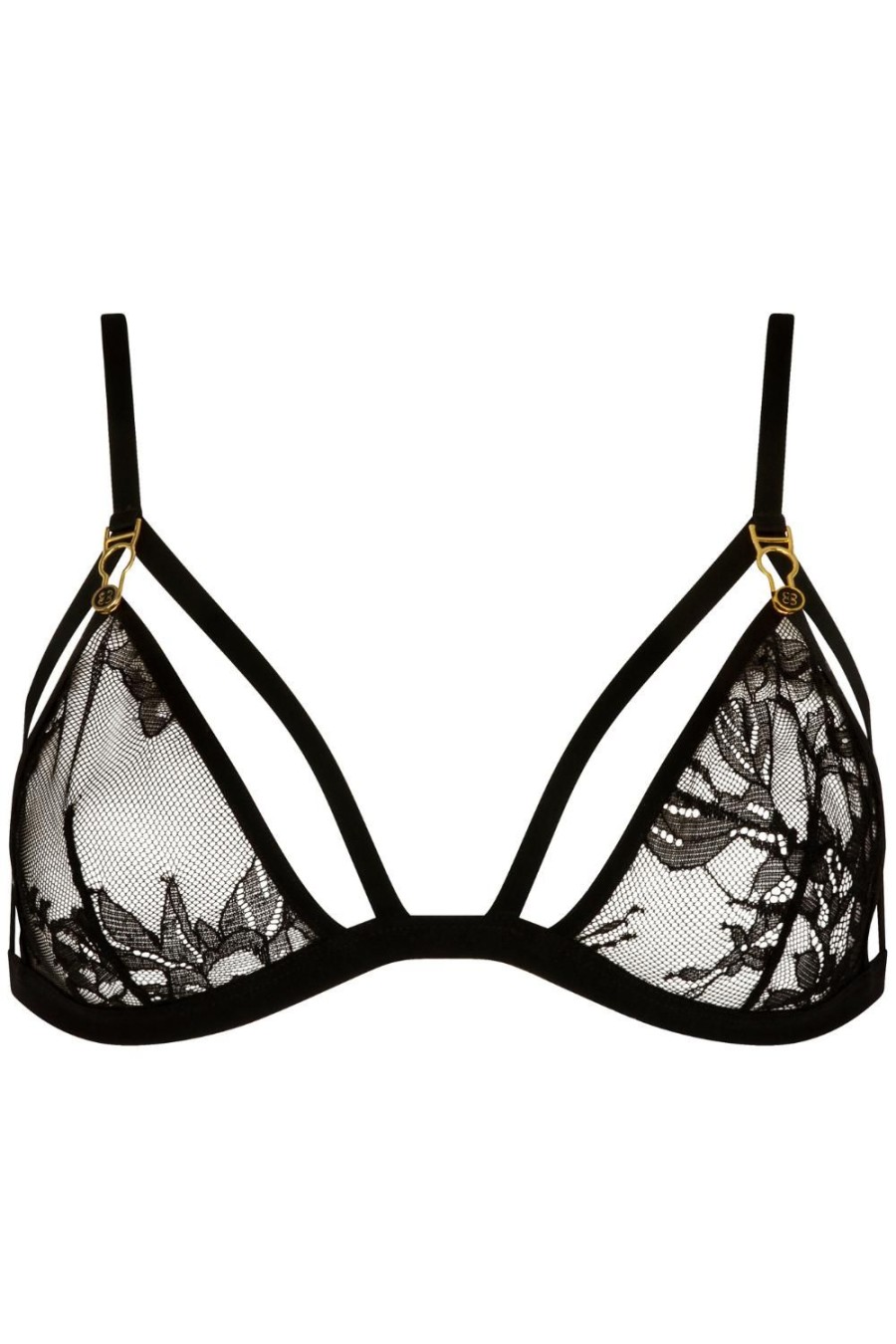 Bras Atelier Amour | Divine Promesse Triangle Bra Black