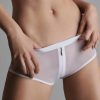 Knickers Maison Close | Pure Tentation Shorty With Zip White