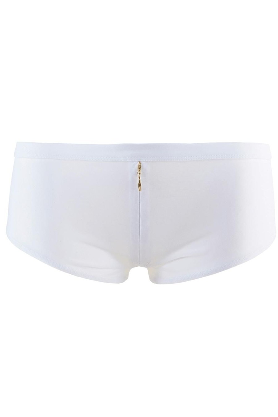 Knickers Maison Close | Pure Tentation Shorty With Zip White