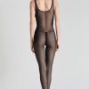 Lingerie Maison Close Sheer Lingerie | Pure Tentation Catsuit With Zip Black