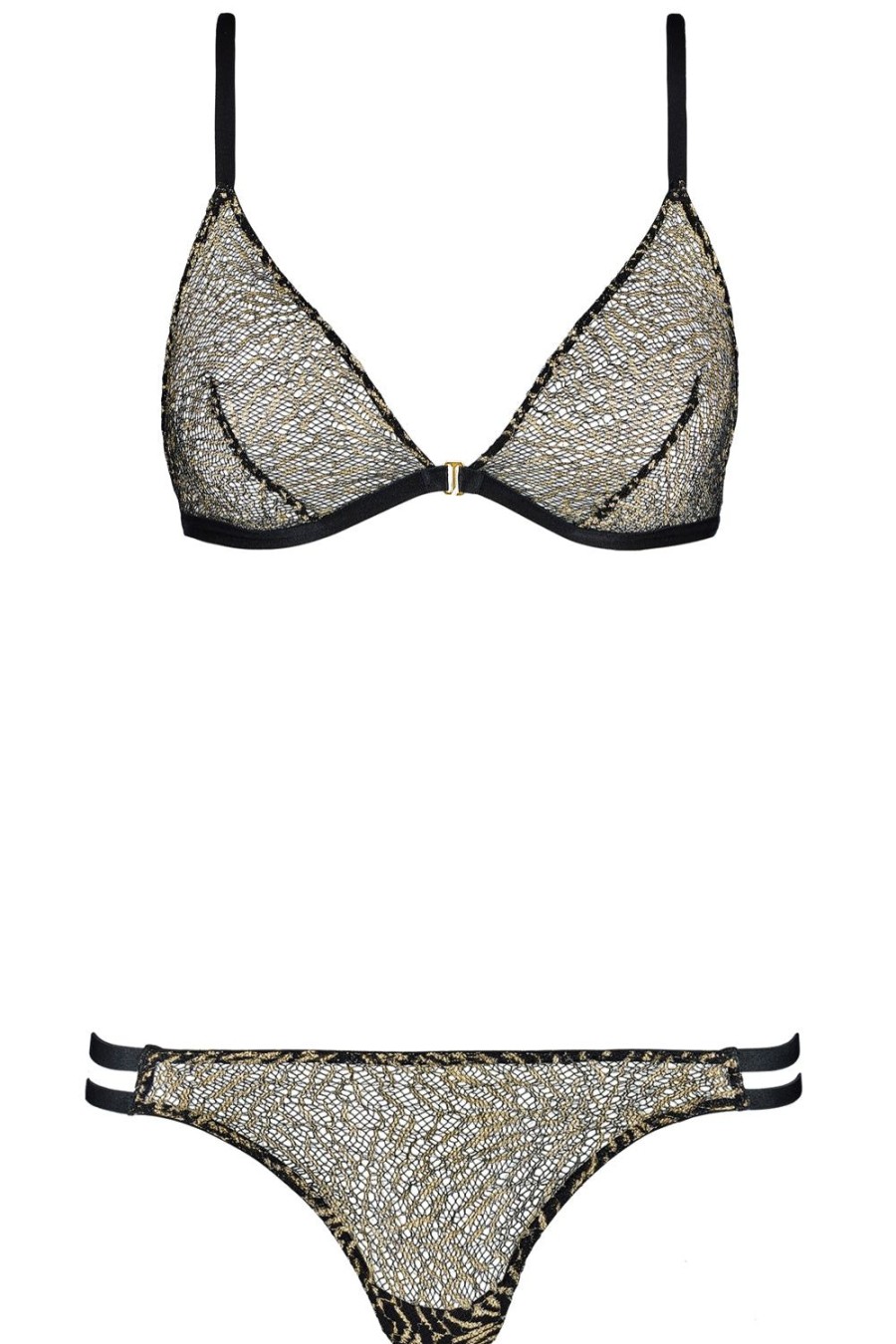 Lingerie Aubade Lingerie Sets | Nuit Sauvage Set - Triangle Bra & Tanga Fireworks