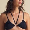 Swimwear Atelier Amour | L'Eau A La Bouche Bikini Top Black