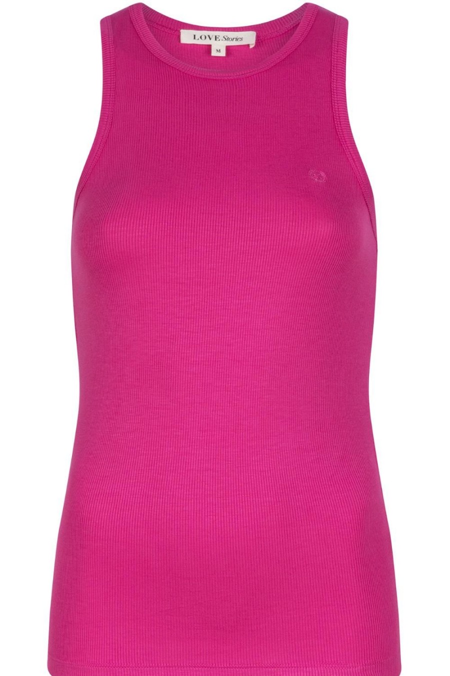 Nightwear Love Stories | Bella Ribbed Tank Top Pink