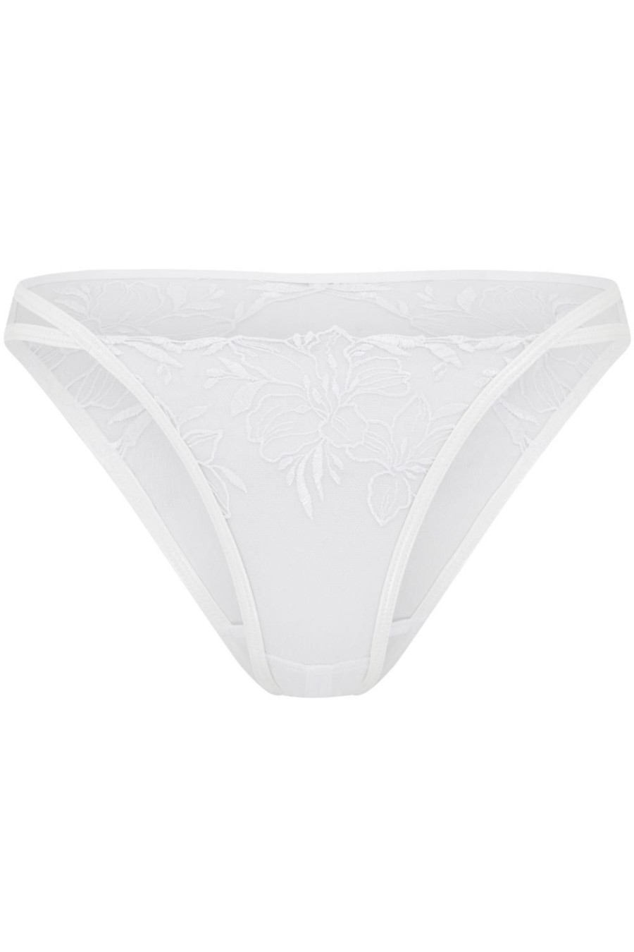 Lingerie Agent Provocateur Ouvert Knickers | Ozella Ouvert White