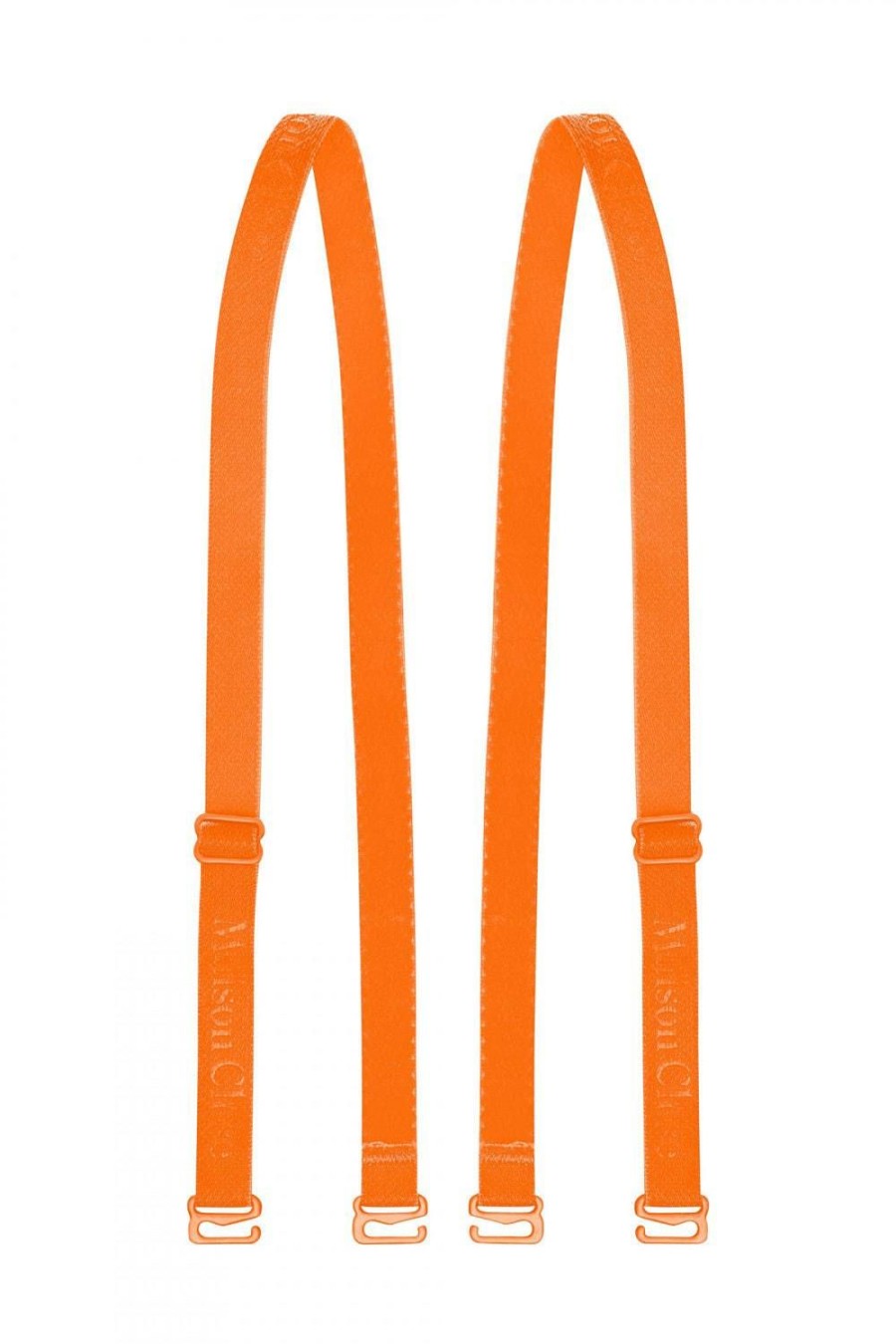 Accessories Maison Close Bodysuit Shoulder Straps | Signature Orange Shoulder Straps For Body Neon Orange