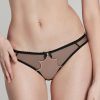 Lingerie Agent Provocateur Sheer Lingerie | Lorna Brief Black/Pink