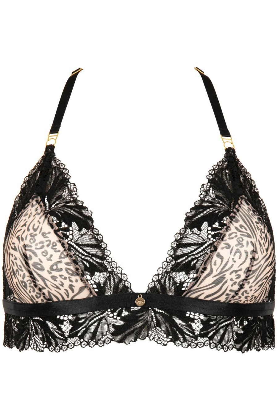 Bras Atelier Amour | Caresse Feline Triangle Bra Black