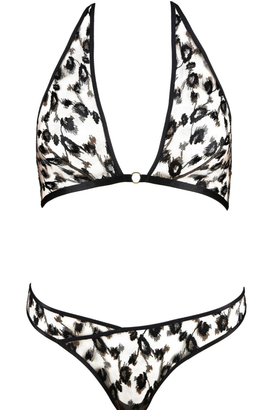 Lingerie Aubade Lingerie Sets | Absolutely Wild Bralet & Thong Metallic Fusion