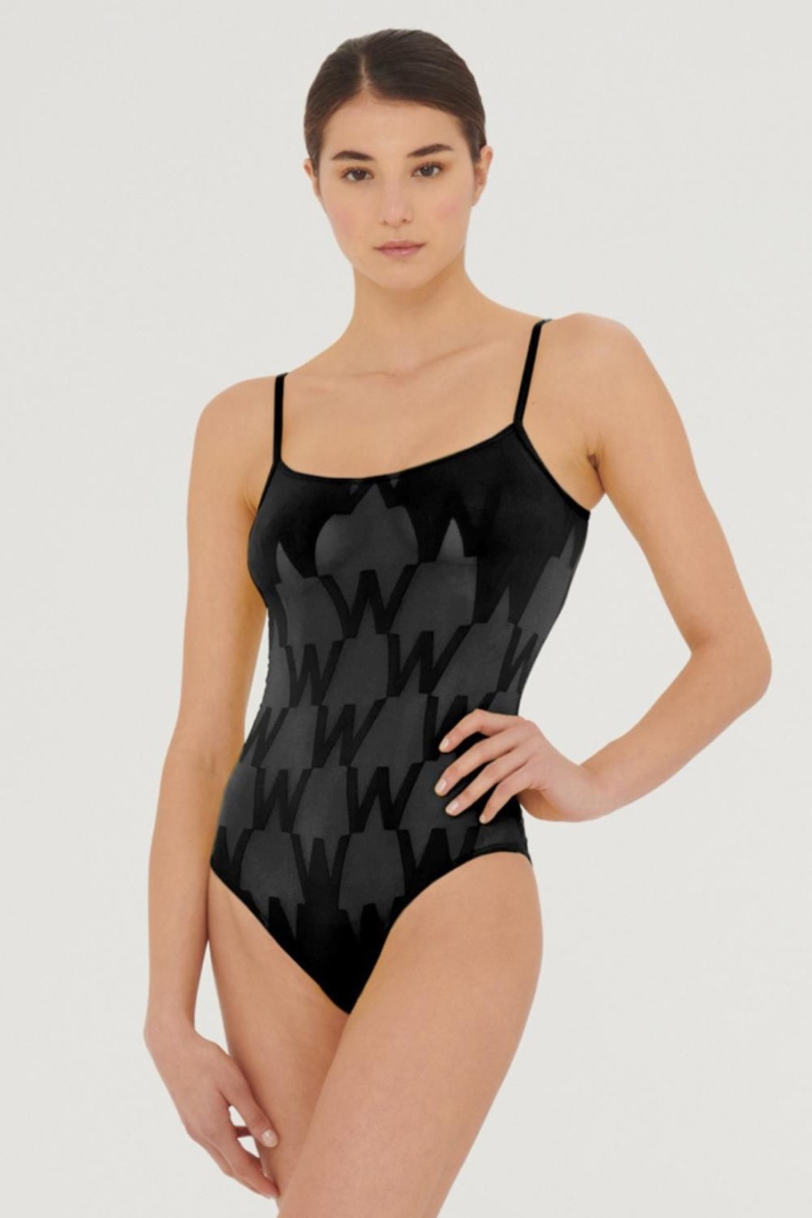 Lingerie Wolford Bodysuits & Playsuits | W Body Black