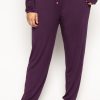 Nightwear Cyberjammies | Clarissa Jersey Pants, Size Uk 10 Purple