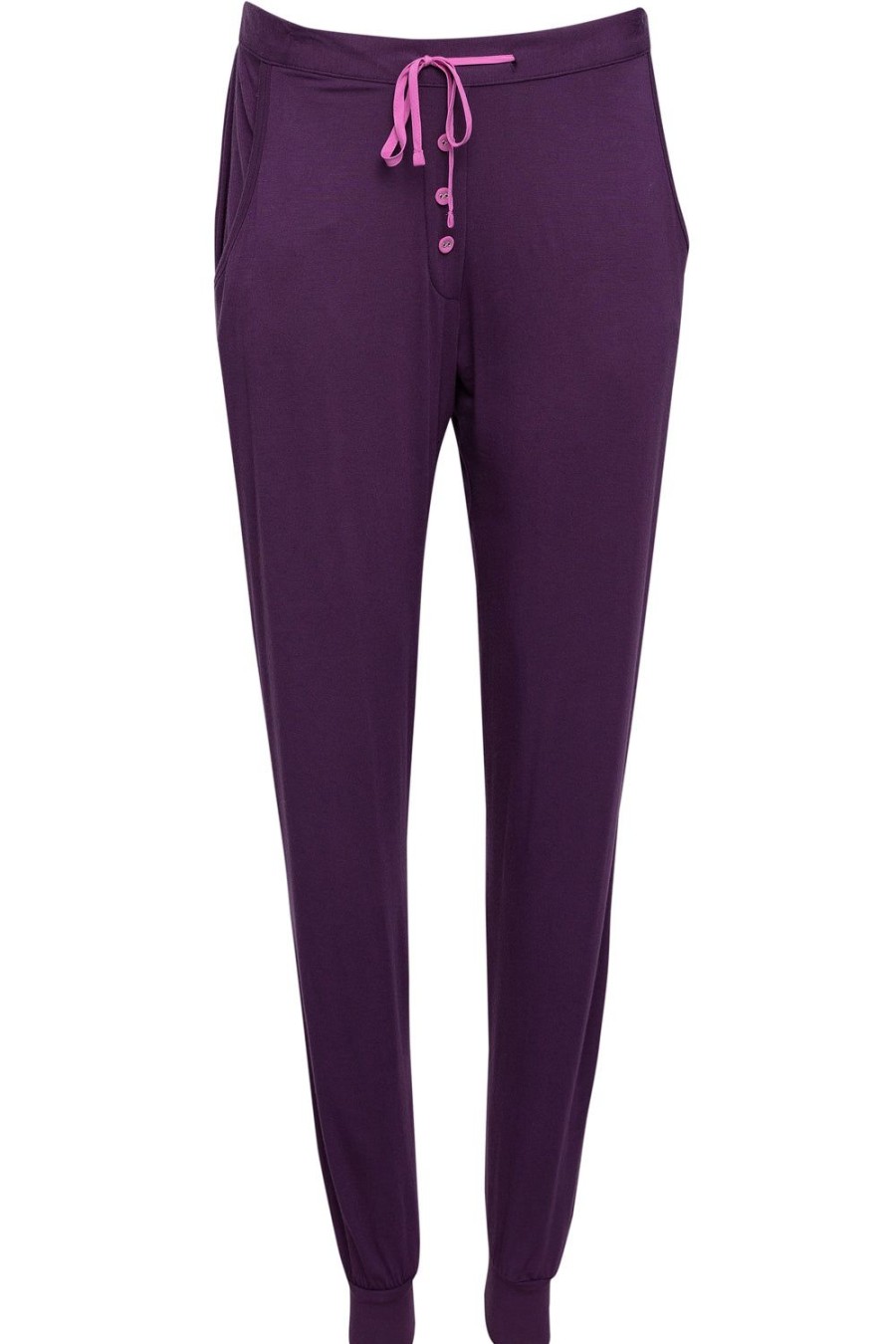 Nightwear Cyberjammies | Clarissa Jersey Pants, Size Uk 10 Purple