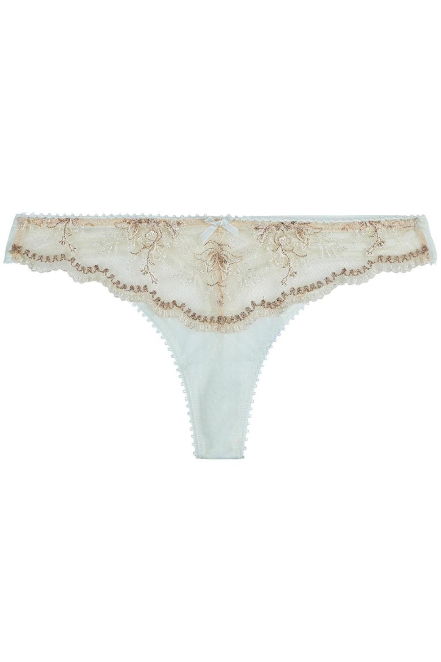 Knickers Aubade | Tresor Infini Tanga White Wind