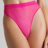 Lingerie Maison Close Thongs | Corps A Corps High Waist Thong Neon Pink