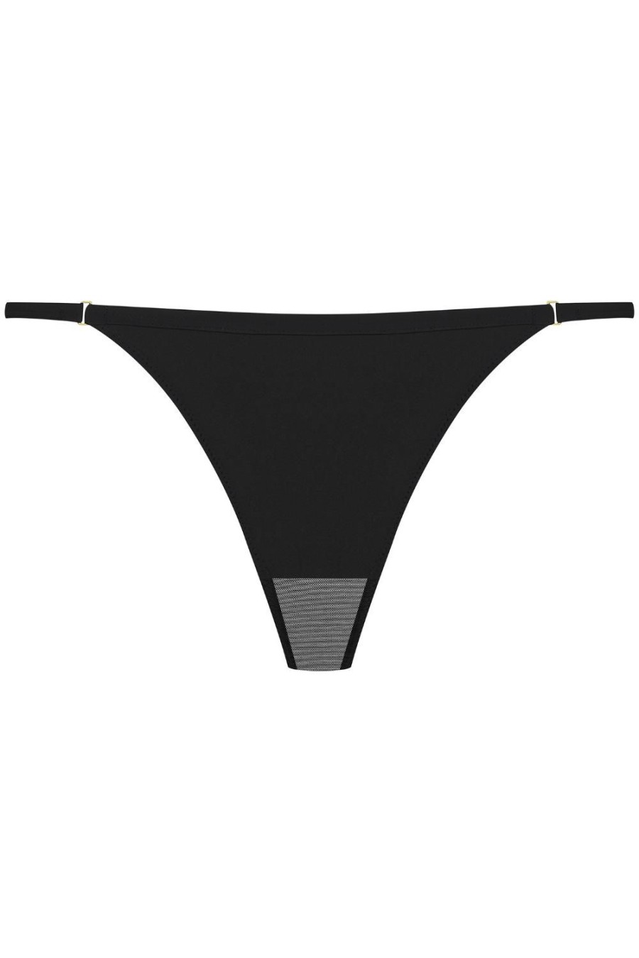 Knickers Maison Close | Nuit Fauve Openable Mini Thong Black