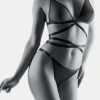 Lingerie Aubade 2 Piece Sets | Jeux De Nuit Triangle Bra & Brief Black