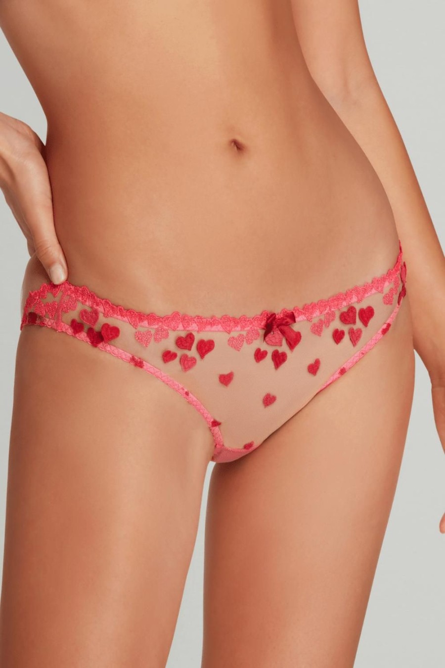 Lingerie Agent Provocateur Sheer Lingerie | Cupid Brief Pink