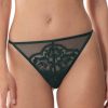 Lingerie Mey Thongs | Poetry Vogue Mini Thong Green Leavers