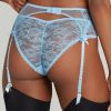 Lingerie Agent Provocateur Suspender Belts | Hinda Suspender Baby Blue