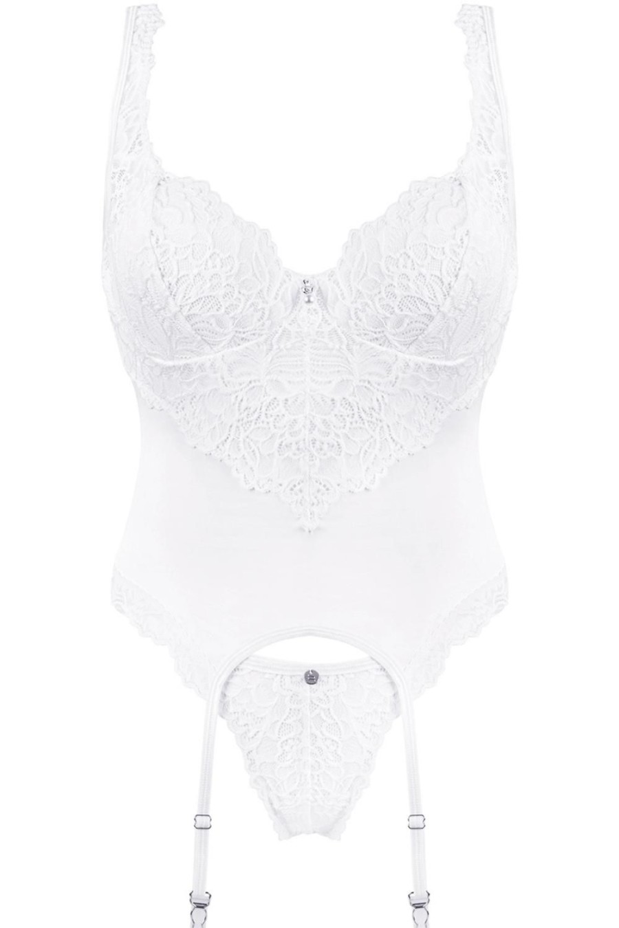 Lingerie Obsessive 2 Piece Sets | Amor Blanco Corset & Thong White