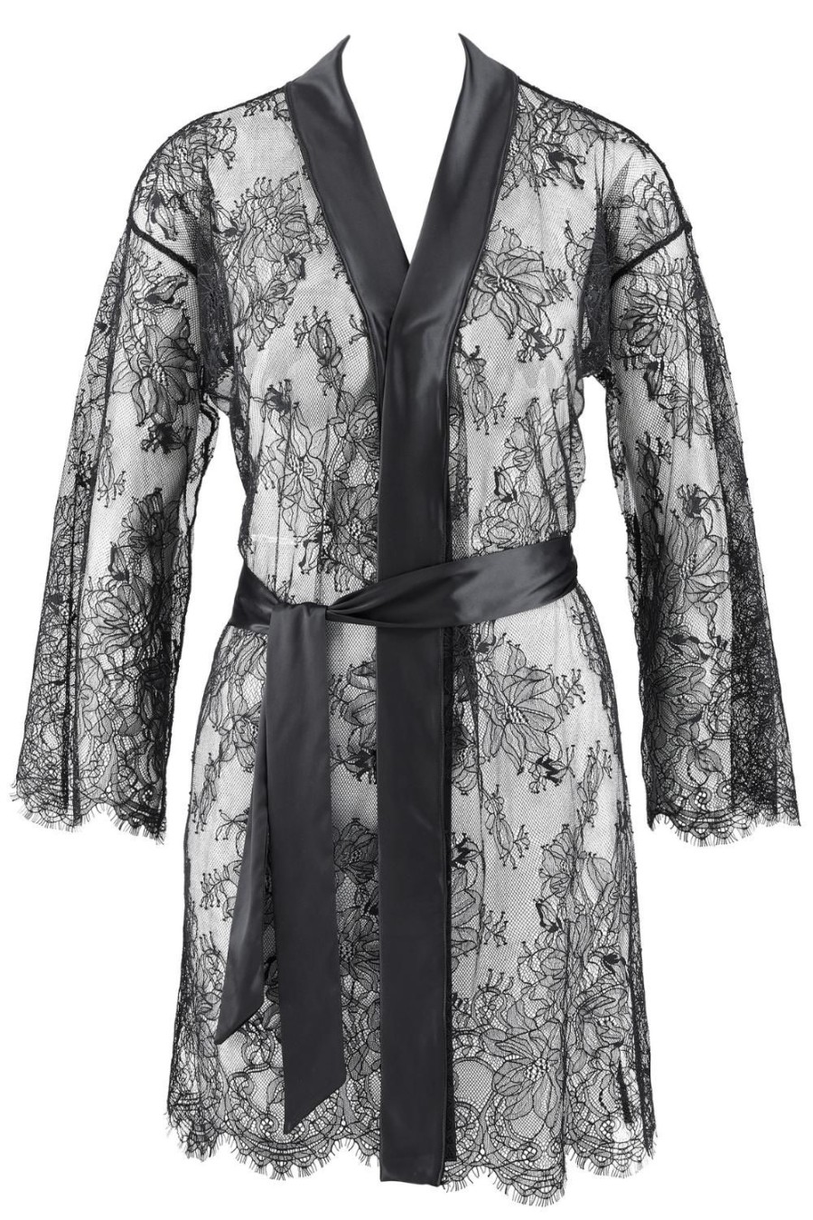 Nightwear Aubade | Histoire D'Un Soir Kimono Black