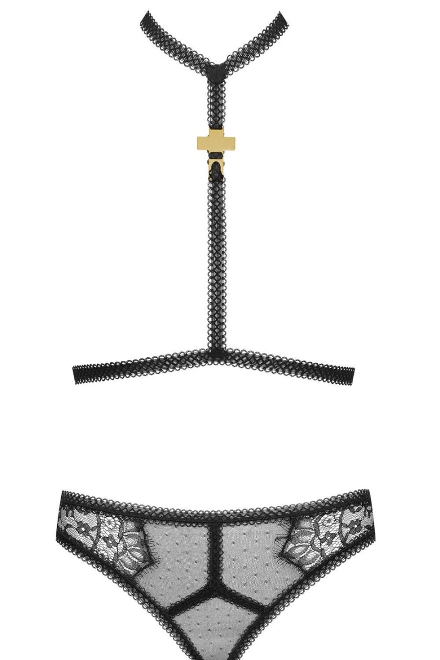 Lingerie Maison Close 2 Piece Sets | Inspiration Divine Harness & Brief