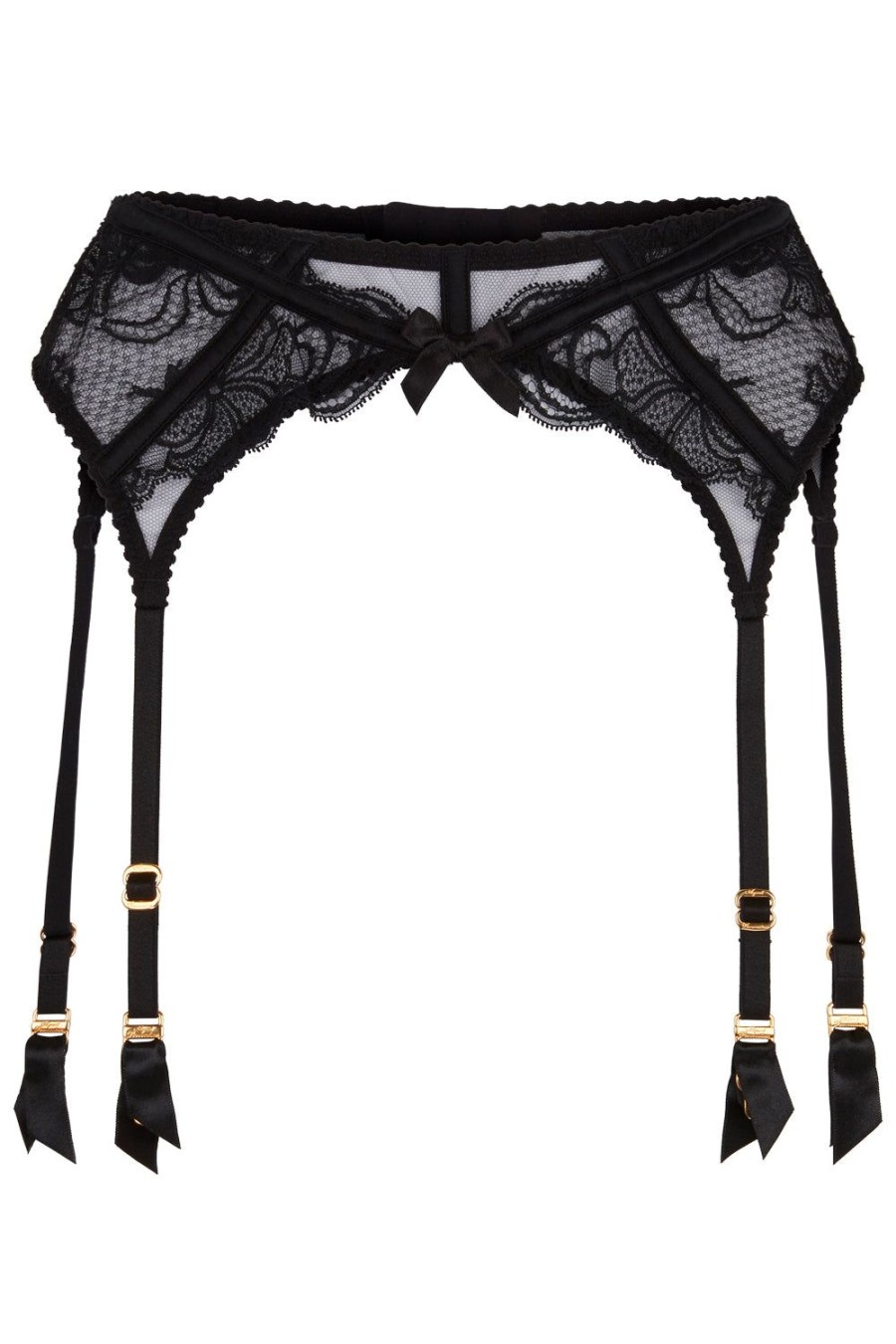 Lingerie Agent Provocateur Suspender Belts | Rozlyn Suspender Black