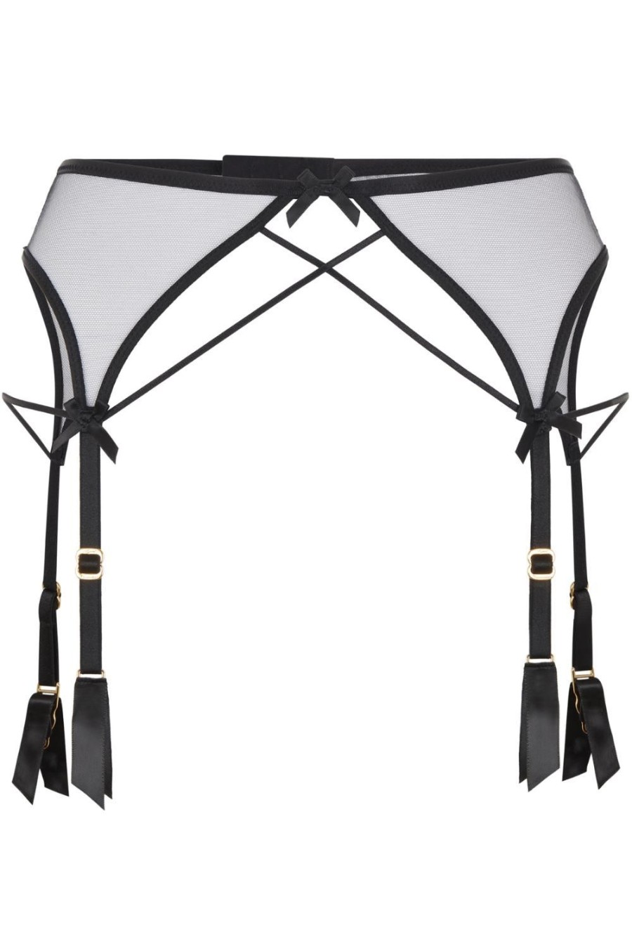 Lingerie Agent Provocateur Suspender Belts | Zella Suspender Black