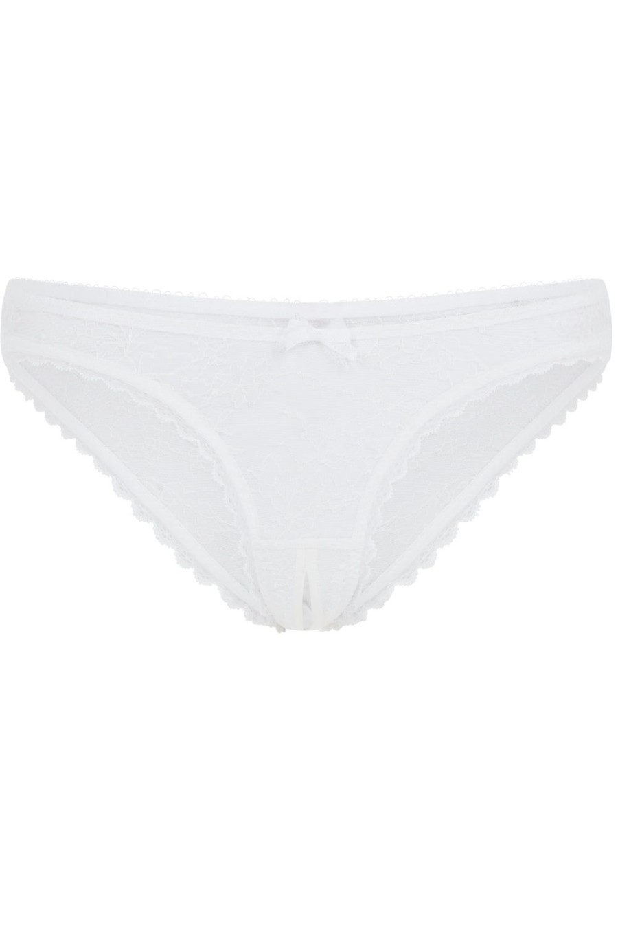 Lingerie Agent Provocateur Ouvert Knickers | Hinda Ouvert White