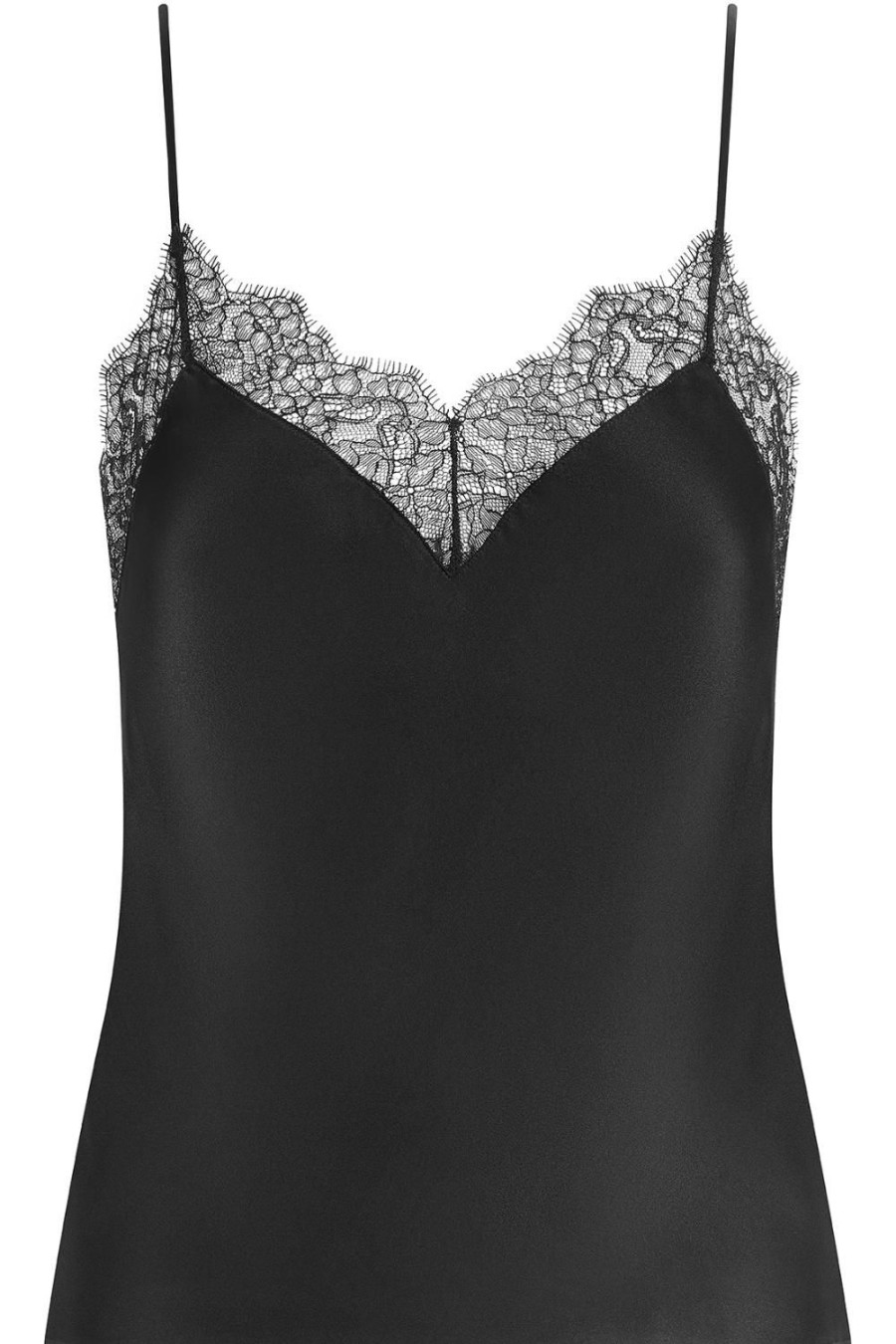 Nightwear Maison Close | Rendez-Vous Silk & Lace Camisole Black