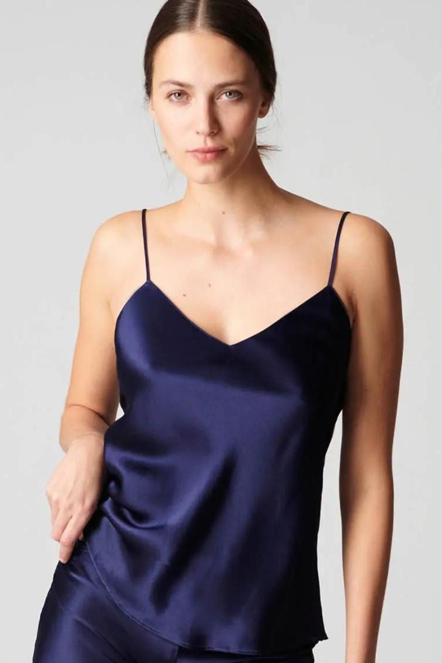 Nightwear Simone Pérèle | Dream Silk Camisole Midnight