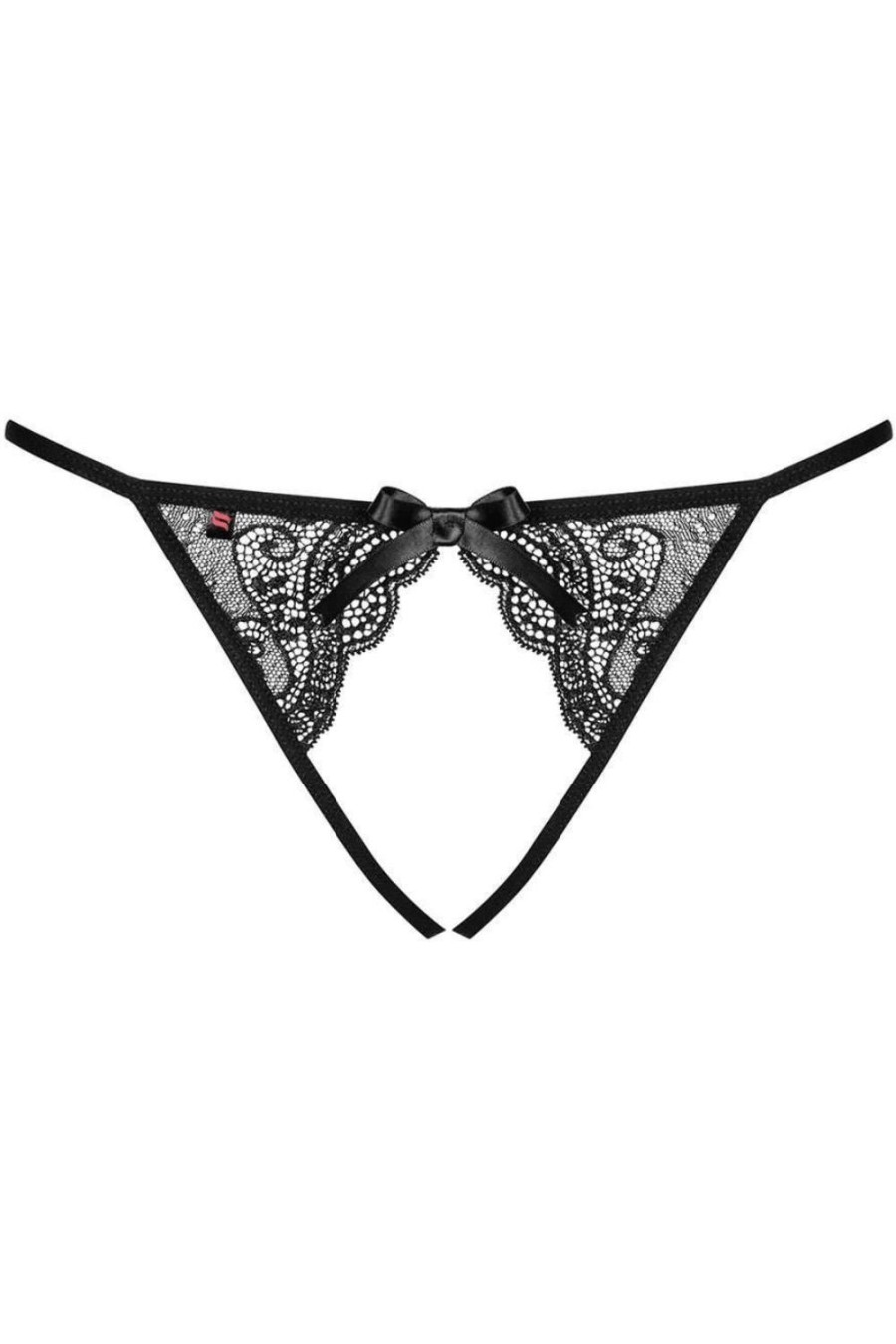 Knickers Obsessive | Miamor Crotchless Brief Black