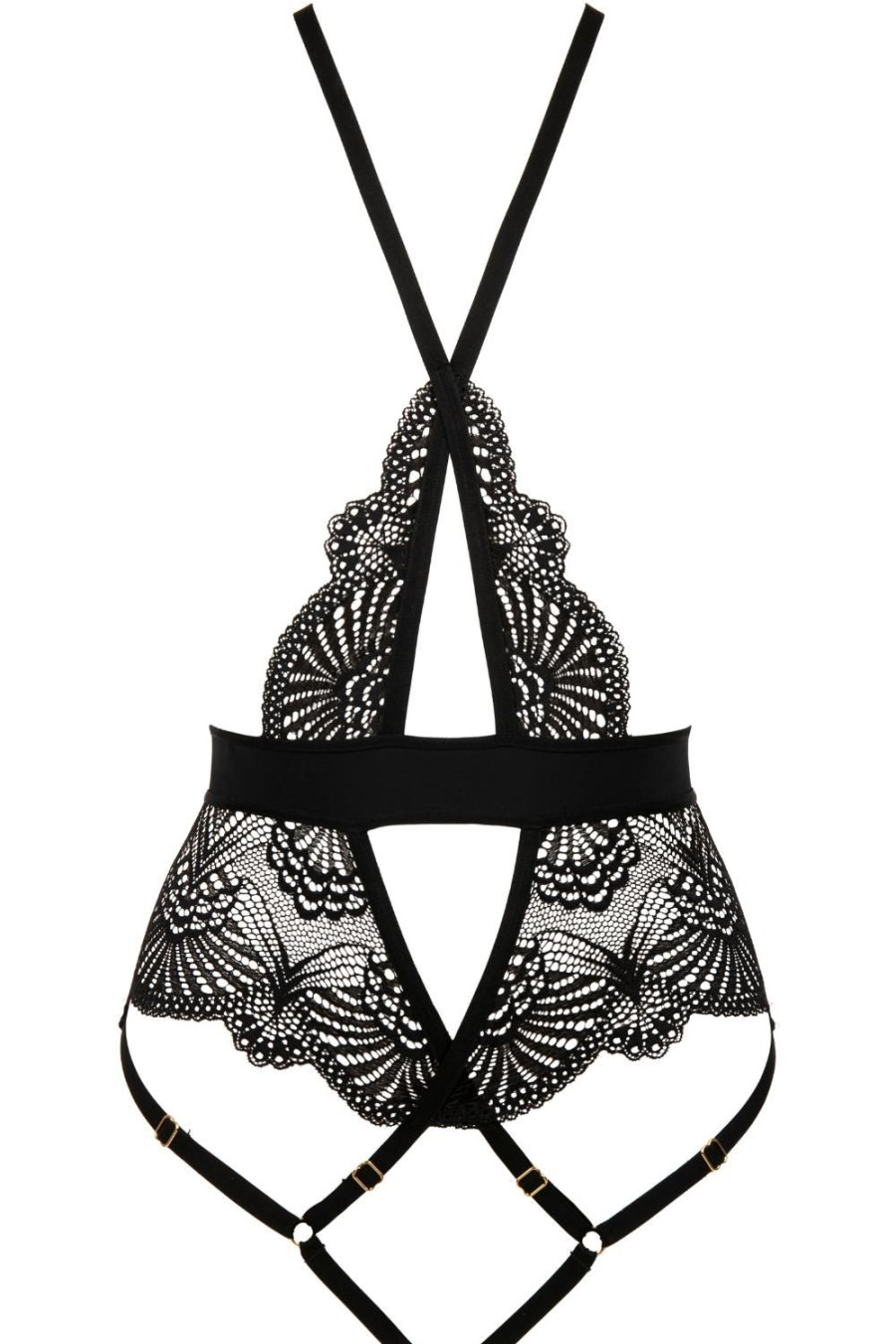 Lingerie Atelier Amour Harnesses | Enlace Moi Open Harness Black