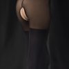 Lingerie FiORE Crotchless Lingerie | Sensual Twilight Crotchless Tights 40 Denier Black