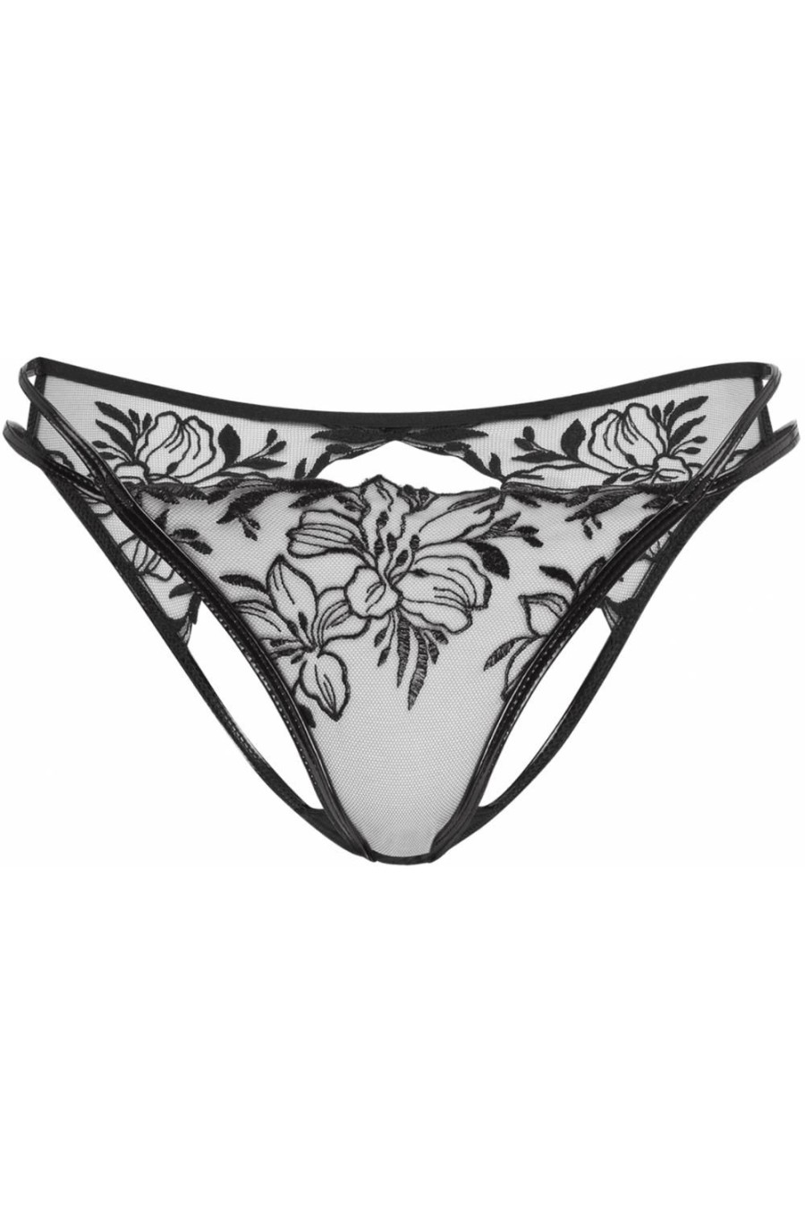 Lingerie Agent Provocateur Ouvert Knickers | Ozella Ouvert Black