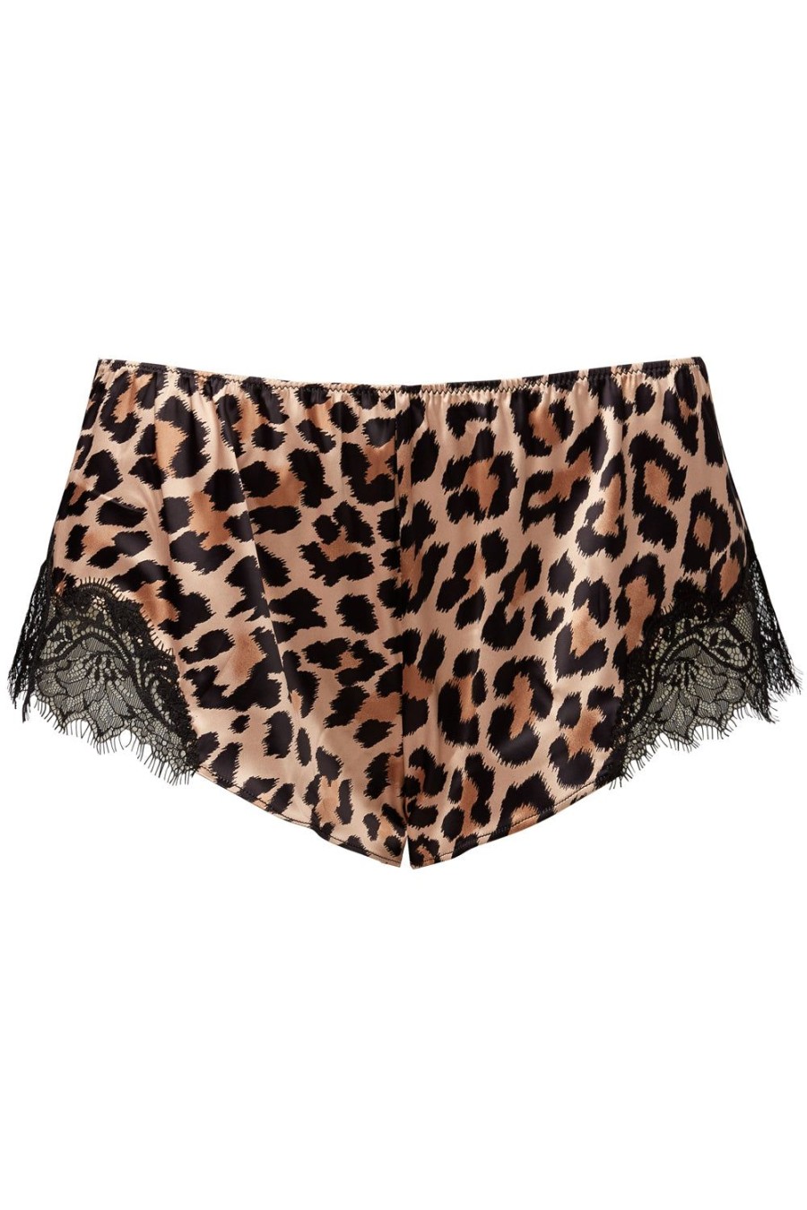 Nightwear Sainted Sisters | Scarlett Silk French Knicker Animal/Black