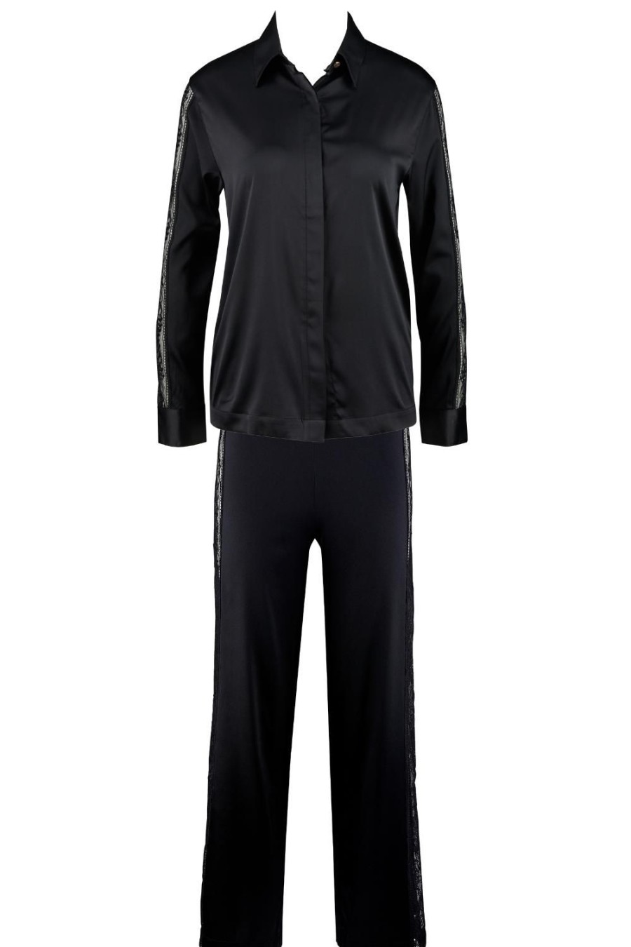 Nightwear Aubade | Midnight Whisper Blouse & Trousers