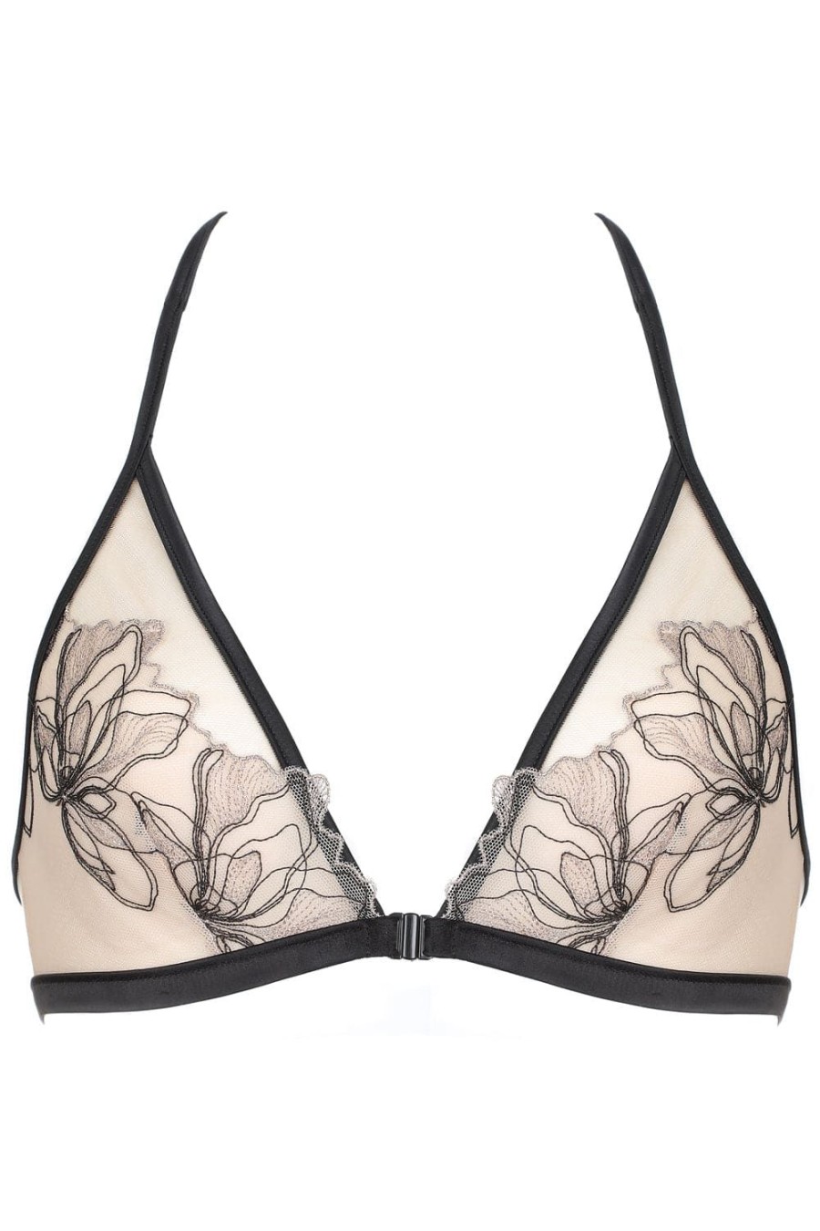 Bras Prelude | Greta Triangle Bra Nude/Black