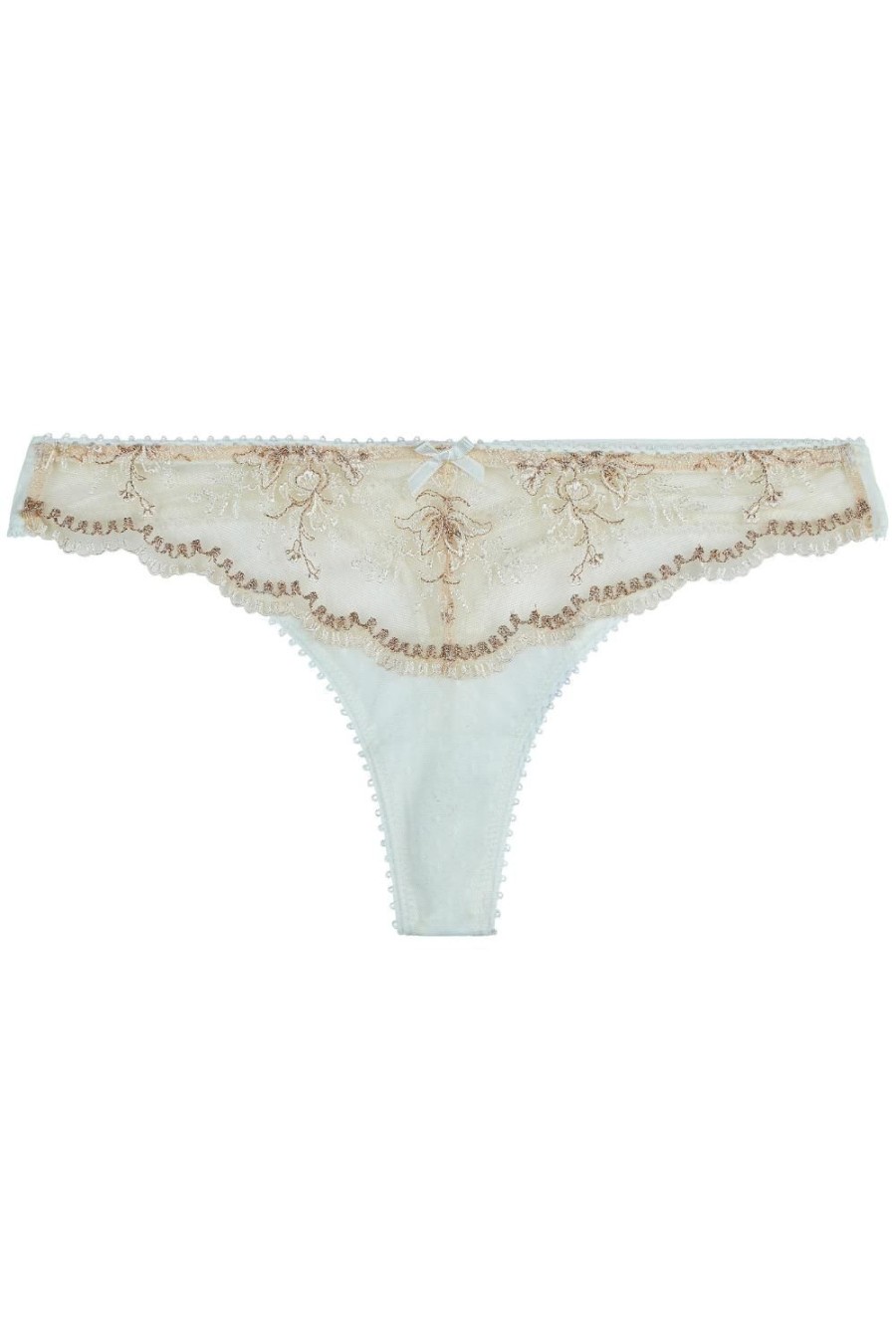 Lingerie Aubade Tangas | Tresor Infini Tanga White Wind