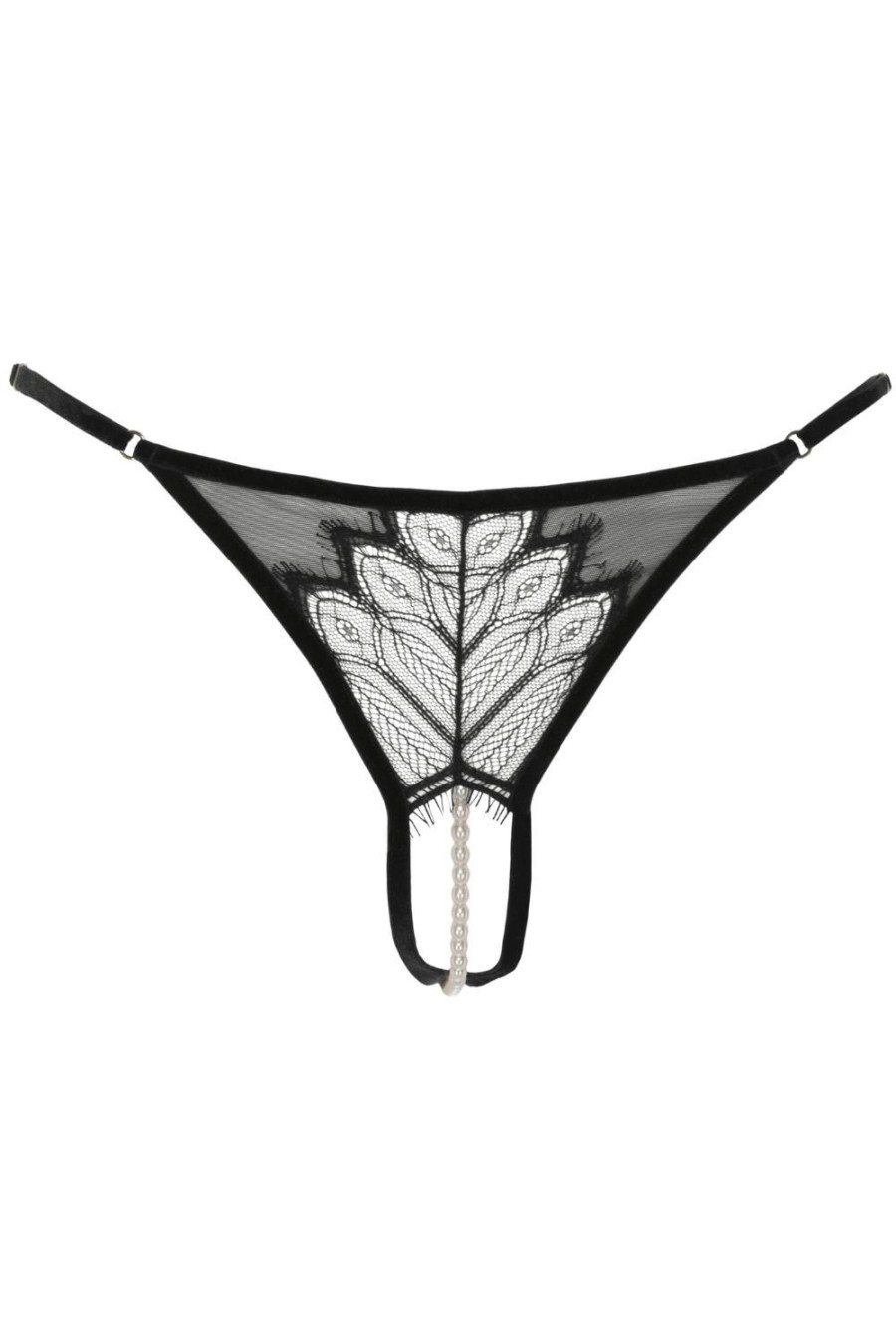 Lingerie Bracli Sheer Lingerie | Kyoto G-String Black