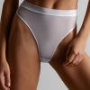 Lingerie Maison Close Thongs | Corps A Corps High Waist Thong White