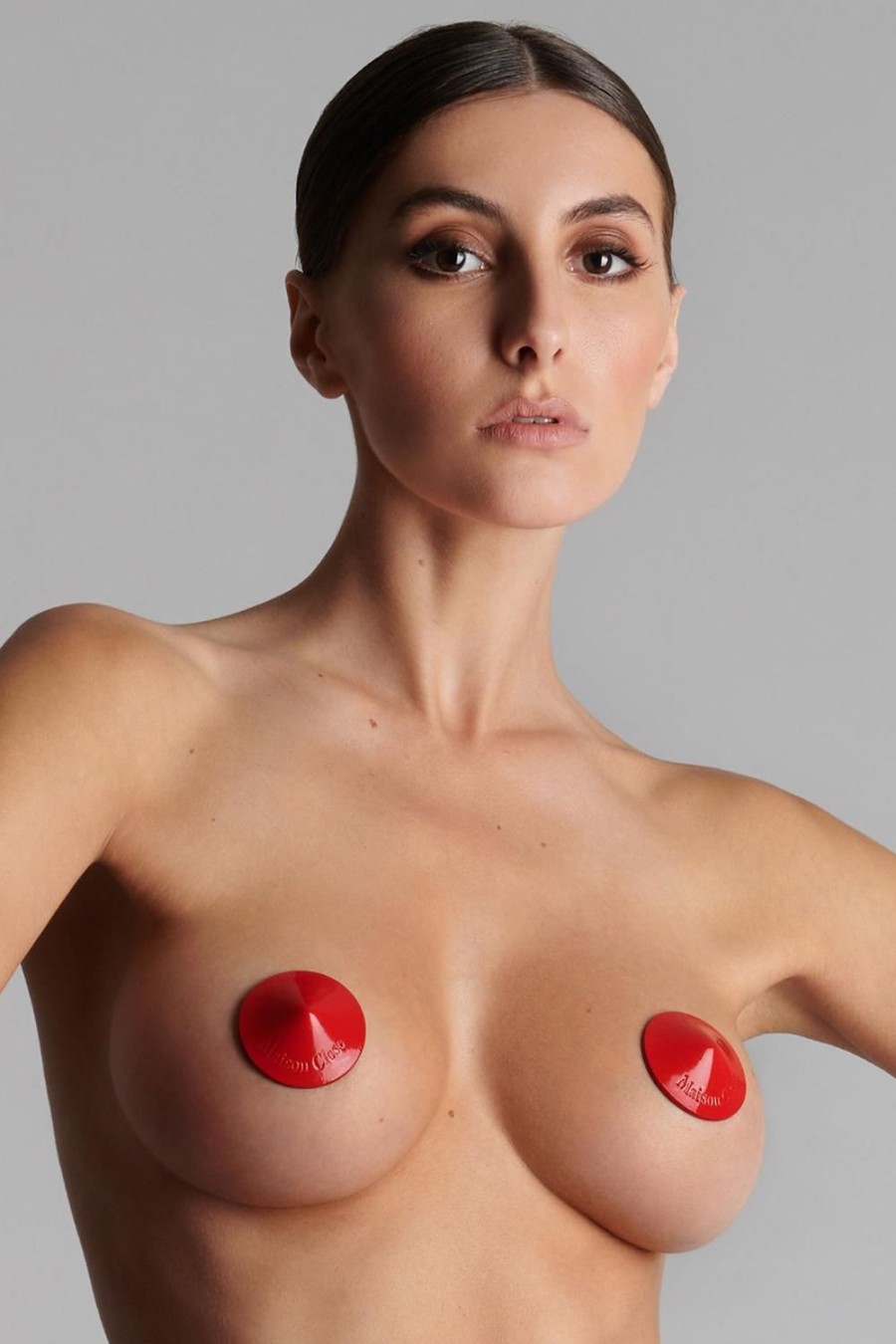 Accessories Maison Close Nipple Covers & Pasties | Patent Leather Pasties Glossy Red