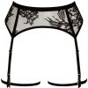 Lingerie Atelier Amour Sheer Lingerie | Divine Promesse Suspender Black