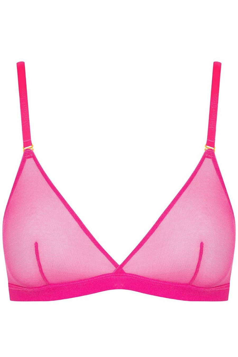 Bras Maison Close | Corps A Corps Triangle Bra Neon Pink