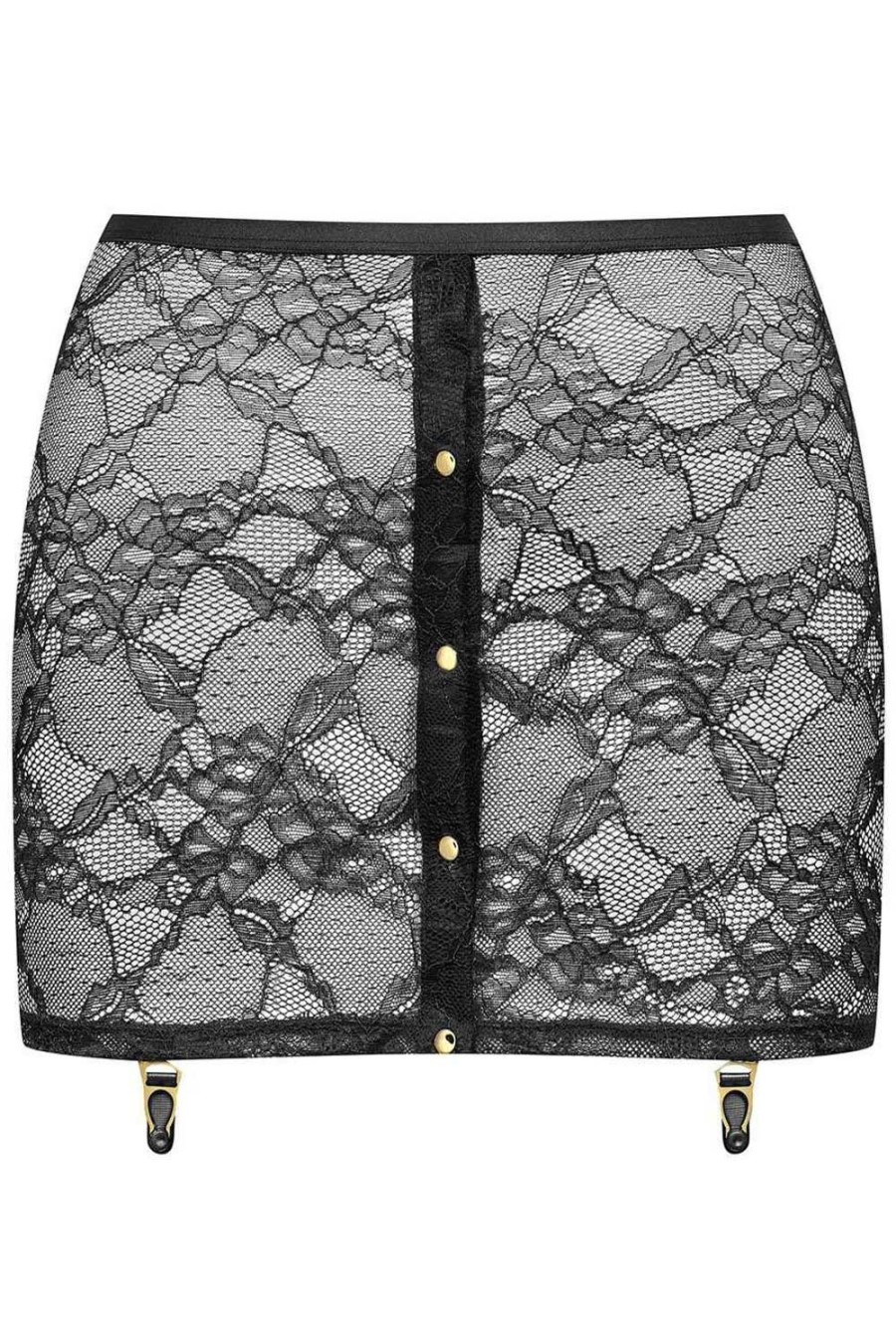 Lingerie Maison Close Skirts | Jeux Magnetiques Openable Skirt Black