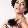 Accessories Bijoux Indiscrets Whips & Feather Ticklers | Pom Pom Feather Tickler Black